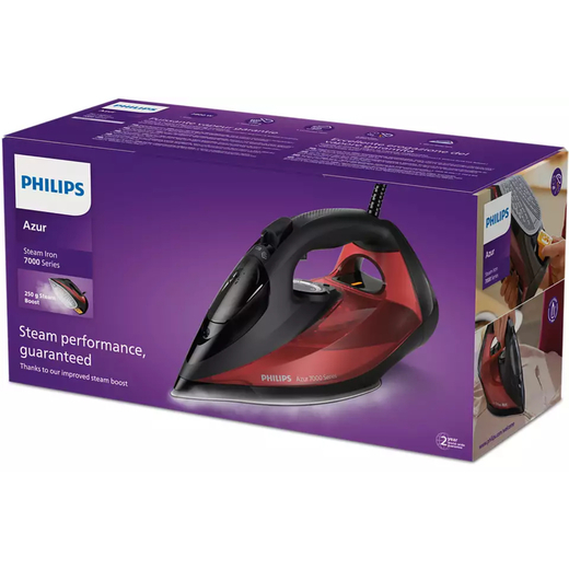 Philips DST7022/40 7000 Series HV Steam Ütü Siyah / Kırmızı